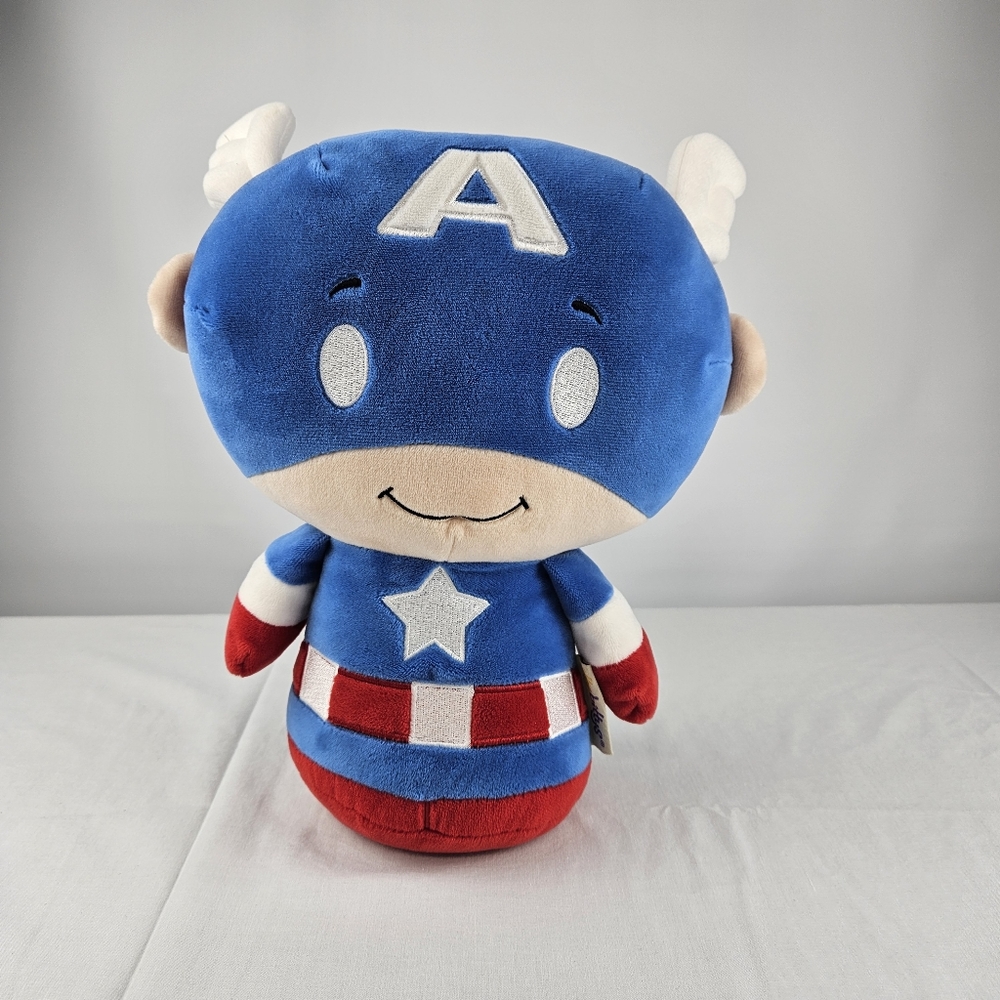 Itty-bitty large Captain America  Hallmark plush